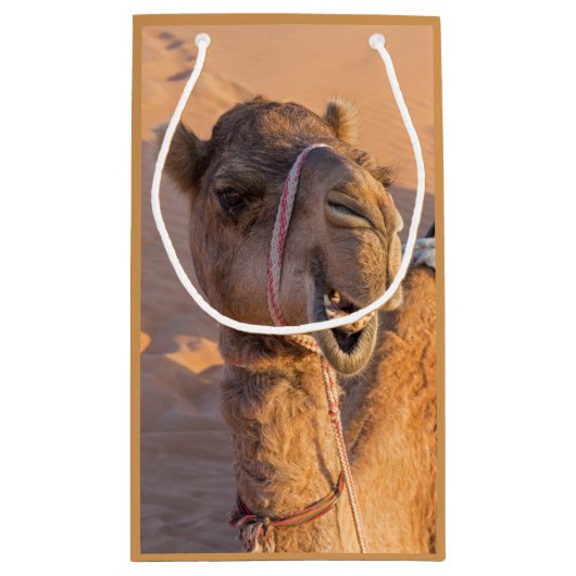 Funny Camel Klein Cadeauzakje (Achterkant)