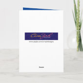 Funny Camel met droopy Humps Birthday Kaart (Achterkant)