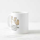 Funny Camel Mok – Witty Quote Cup (Voorkant links)