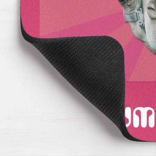 Funny Camel Retro Sunburst en Flowers Hump Day Muismat (Hoek)