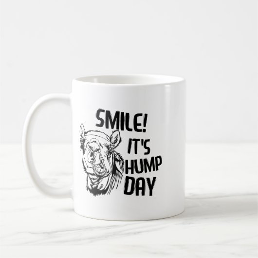 Funny Camel Smile! It's Hump Day Funny Hump Day Koffiemok (Links)