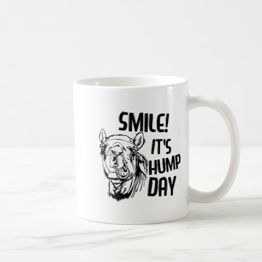 Funny Camel Smile! It's Hump Day Funny Hump Day Koffiemok (Rechts)