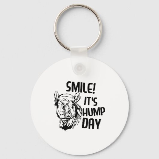 Funny Camel Smile! It's Hump Day Funny Hump Day  Sleutelhanger (Voorkant)