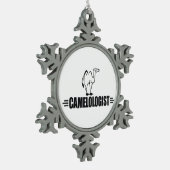 Funny Camel Tin Sneeuwvlok Ornament (Links)
