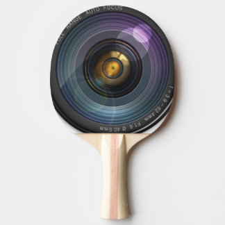 Funny Camera Lens Round Tafeltennisbatje