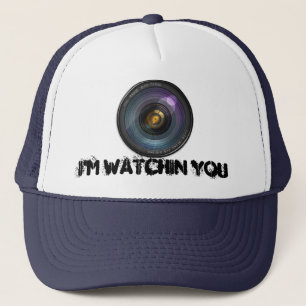 Funny Camera Lens Round Trucker Pet