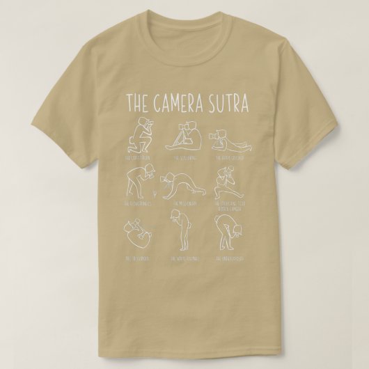 Funny Camera Sutra Fotografiet Gift M T-shirt (Design voorkant)