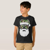 Funny Camo Christmas Pajama Funny Camo Matching Fa T-shirt (Voorkant volledig)
