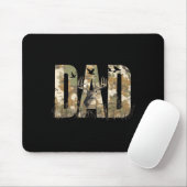 Funny Camo Dad Hunting Camouflage Deer Father's Da Muismat (Met muis)