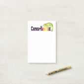 Funny Camou-flawless Chameleon Pun Post-it® Notes (Op bureau)