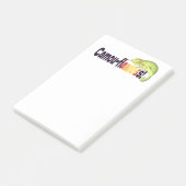 Funny Camou-flawless Chameleon Pun Post-it® Notes (Schuin)
