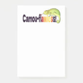Funny Camou-flawless Chameleon Pun Post-it® Notes (Voorkant)