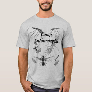 Funny Camp Entomoloog Bug Mannen T-shirt