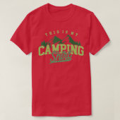 Funny Camper Camp Retro Camping Tent This Is My Ca T-shirt (Design voorkant)