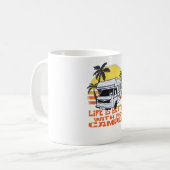 Funny Camper Motorhome - Camping Caravan Koffiemok (Voorkant links)