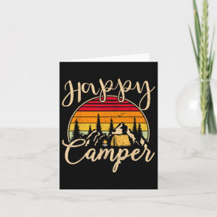 Funny Camper Outdoor Activity Camping Lover Happy Kaart
