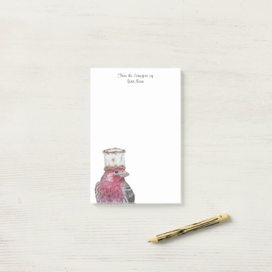 Funny campfire Post-it notepad Post-it® Notes (Op bureau)