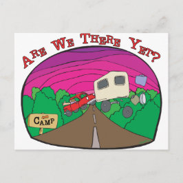 Funny Camping Briefkaart