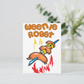 Funny Camping Briefkaart (Staand voorkant)