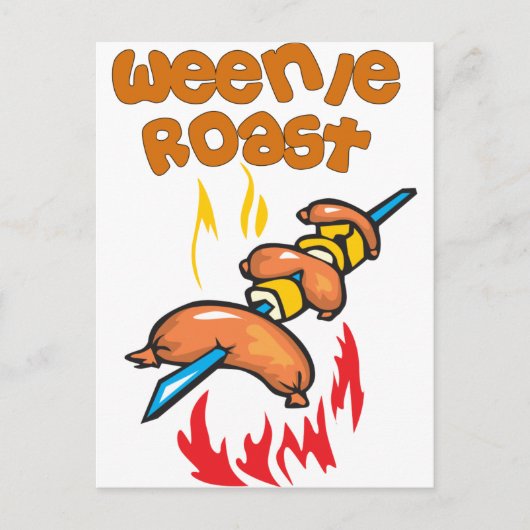 Funny Camping Briefkaart (Voorkant)