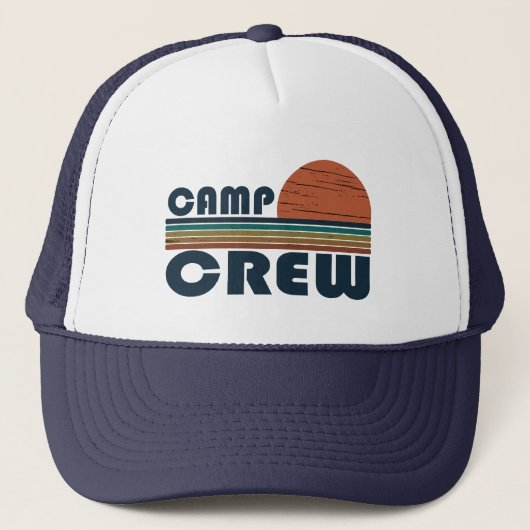 Funny camping camp crew trucker pet (Voorkant)