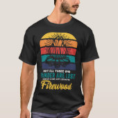 Funny Camping Campfire Gezegde T-shirt (Voorkant)