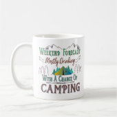Funny Camping Coffee Mok (Links)