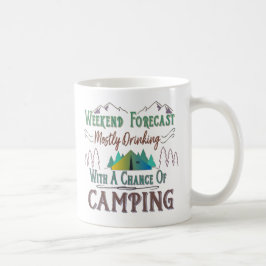 Funny Camping Coffee Mok