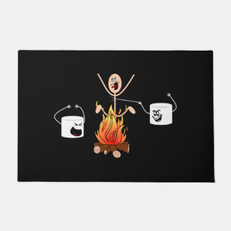 Funny Camping Deurmat