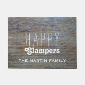 Funny Camping | Fijne Glampers Campers Naam Deurmat (Voorkant)