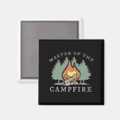 Funny Camping Gift Magneet (Voorkant / Achterkant)
