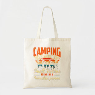 Funny Camping Giften met Gezegden voor Campers Cam Tote Bag
