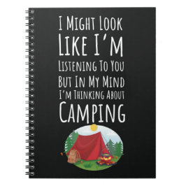Funny Camping Gifts Camper Humor Quote Outdoor Notitieboek