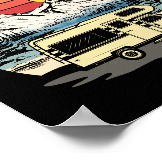 Funny Camping ik haat het uittrekken van reistro Poster (Hoek)