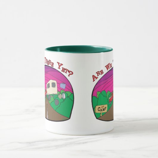 Funny Camping Mok (Midden)