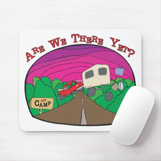 Funny Camping Muismat (Met muis)