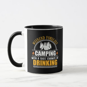 Funny camping quote mok