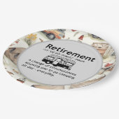 Funny Camping Retirement Definition Papieren Bordje (Gekanteld)