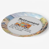 Funny Camping Retirement Definition Papieren Bordje (Gekanteld)