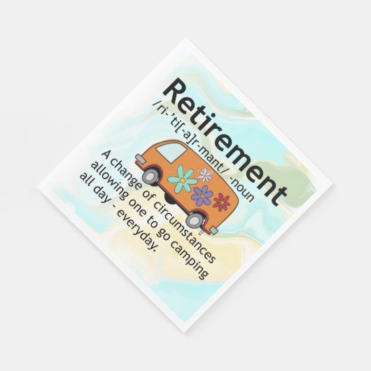 Funny Camping Retirement Definition Servet (Hoek)