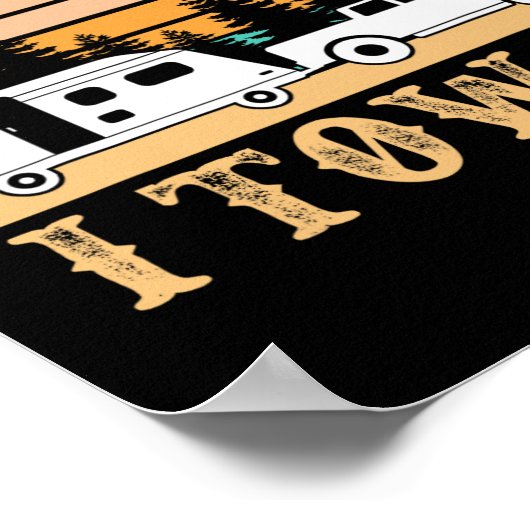 Funny Camping Rv Im Y And I Tow It Rv Camper  Poster (Hoek)