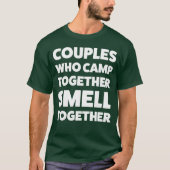 Funny Camping Shirt voor mannen en vrouwen (Voorkant)