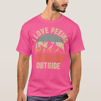 Funny Camping Shirt Wandelen Buiten Ik hou van pla