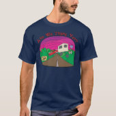 Funny Camping T-shirt (Voorkant)