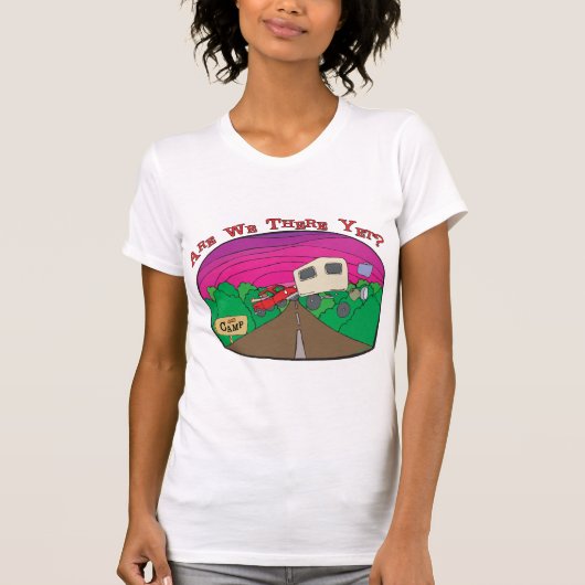 Funny Camping T-shirt (Voorkant)