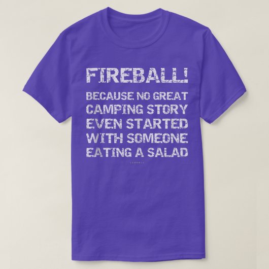 Funny Camping Tanks Love Fireball Gift 18 (Design voorkant)