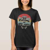 Funny Camping Trailer Gift Retro I Hate Pulling Ou T-shirt (Voorkant)