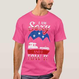 Funny Camping Van Life Shirt Ik ben sexy en ik sle