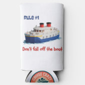 Funny Can Cooler - Rule #1 Don’t Fall Off the Boat (Voorkant)