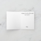 Funny Canada Day Moose Kaart (Binnen)